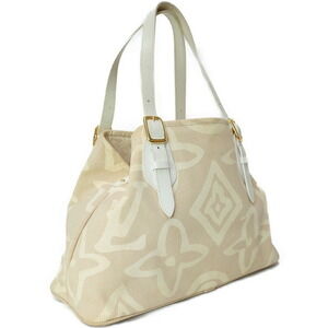 Louis Vuitton Shoulder White Tote Bag Taisienne Cabas